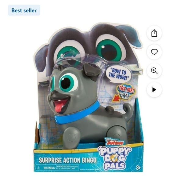Puppy Dog Pals Surprise Action Bingo Dog Toy - Picture 1 of 11